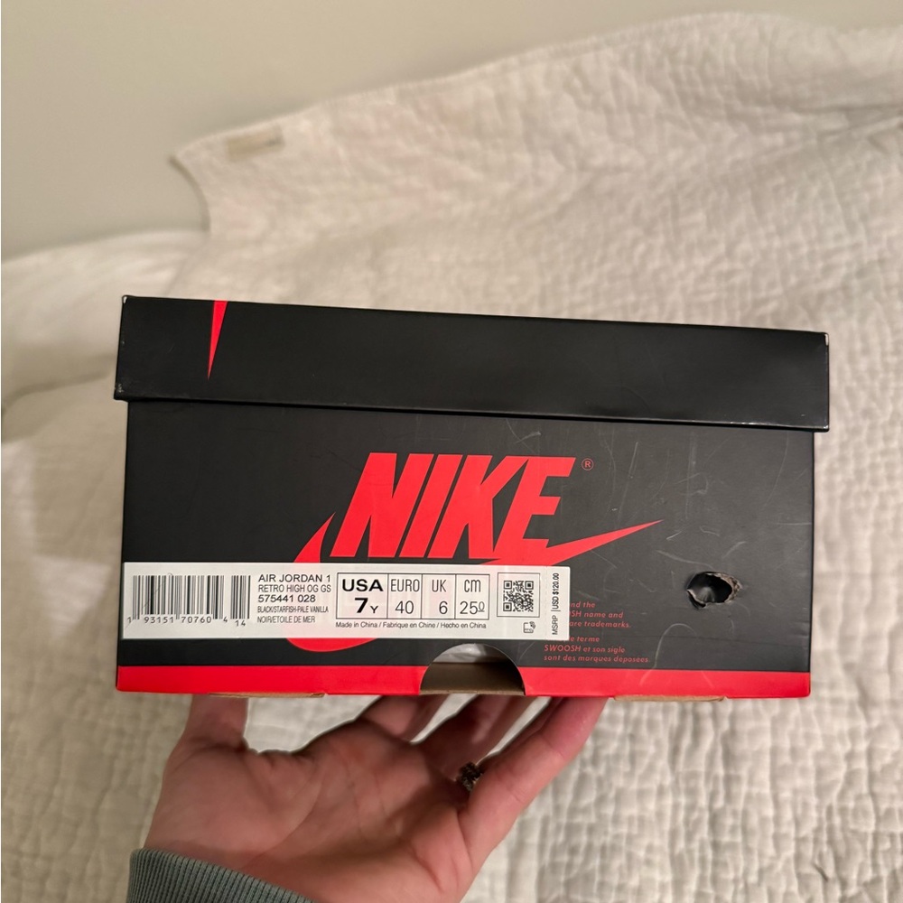 JORDAN 1 RETRO HIGH OG GS 'SHATTERED BACKBOARD 3.0' Size 7Y - Picture 7 of 7